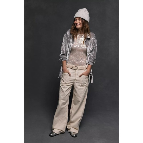 Jeans FP-We The Free Palmer con polsini crema taglia:28,31,33 RET$128 ATTUALE - Foto 2 di 7
