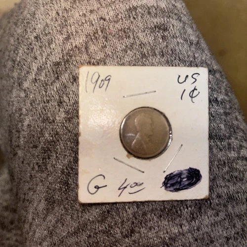 👉*1909-VDB * LINCOLN WHEAT  AU  Choice