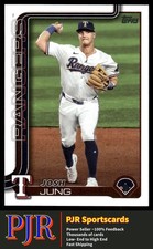 Josh Jung 2025 Topps #117 Texas Rangers