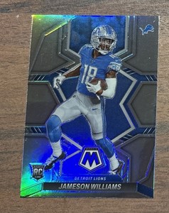 2022 Panini Mosaic - Rookies Silver Prizm #316 Jameson Williams (RC)