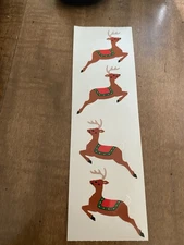 Mrs Grossman Reindeer Flying Christmas 2 mods Stickers RARE