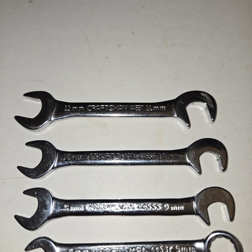 Craftsman 8 Piece Open End Ignition Wrench Set 9 4308 Metric 5mm-11mm Sears USA - Picture 3 of 11