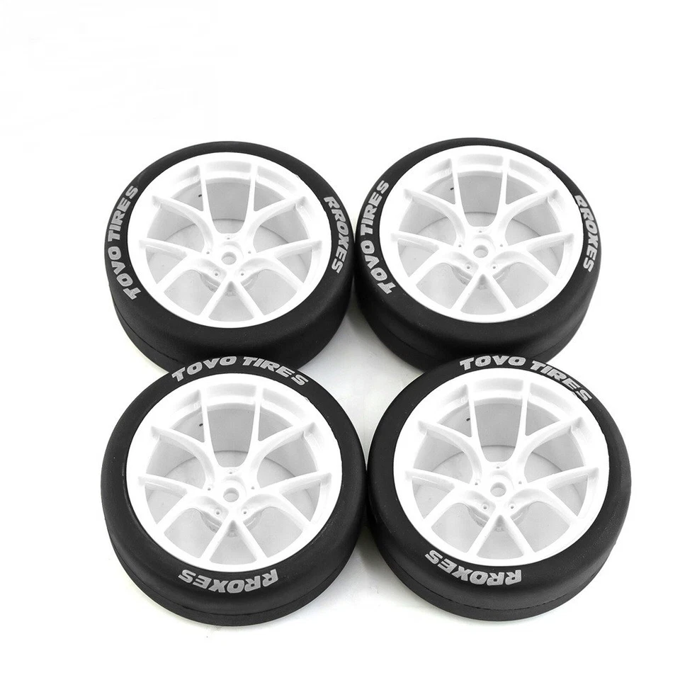 Rallye Auto Reifen Drift Felge Reifen für HPI Kyosho Tamiya 1/10 WRC TT02 XV01 - Bild 4 von 4