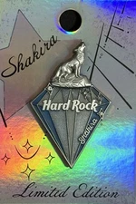 Sacramento Hard Rock Casino Cafe Hotel Shakira Diamond Pin Limited Edition