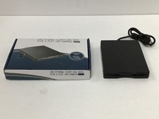 BT144 Slim Black USB External Floppy Disk Drive Plug Play USB Powered PC