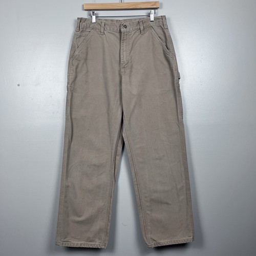 Carhartt Men's Canvas Dungaree Fit Capenter/ Utility Pants B11 SDL Size 34; Work