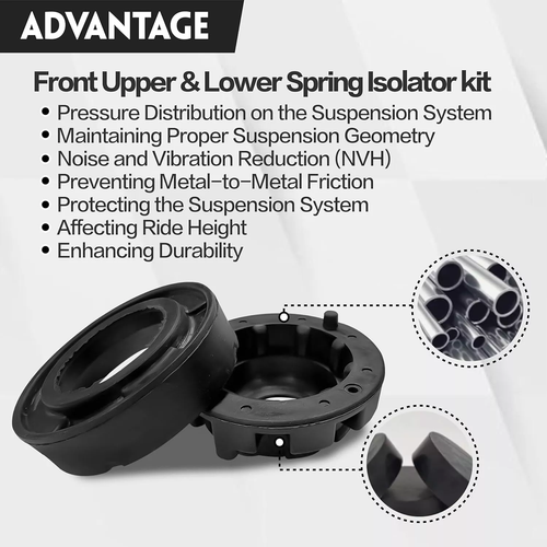 8 Kit For Jeep Grand Cherokee 1999-2004 New Front Rear Spring Isolator - Picture 4 of 6