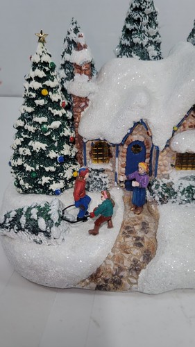 Thomas Kinkade Painter of Light Country Christmas Homecoming Teleflora Gift 2015 - Picture 8 of 13