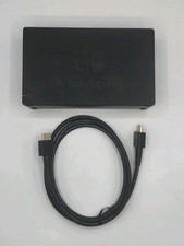 Nintendo Switch Charging Dock ONLY Original Black w/HDMI Cable HAC-007 UNTESTED
