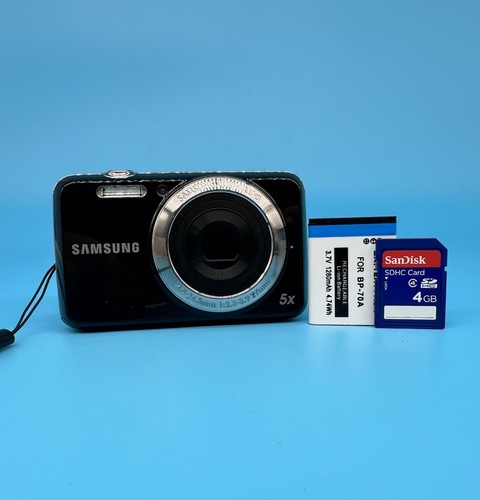 Samsung ES80 12.2MP Digitalkamera mit SD-Karte, schwarz - getestet