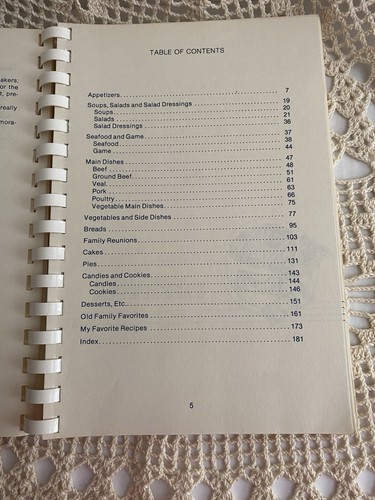 Mississippi Memories Sprial Bound Cookbook 1st Printing 1981 American Cancer Soc - Picture 4 of 9