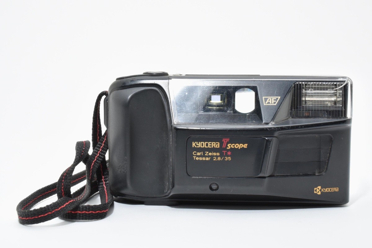 Read KYOCERA T SCOPE Carl Zeiss T*Tessar 35mm F2.8 Film Camera