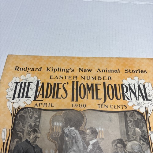 1900 APRIL LADIES' HOME JOURNAL MAGAZINE - MAXFIELD PARRISH BACK COVER - Picture 4 of 15