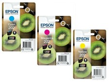 Genuine Epson 202 / 202XL Kiwi Ink Cartridge XP-6000 XP-6001 XP-6100 XP-6100 LOT