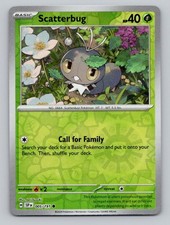 Reverse Holo Scatterbug #005/191 Common SV08: Surging Sparks Pokemon