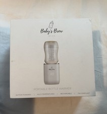 Baby  s Brew Portable Bottle Warmer White W/Cord And Extra