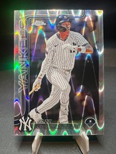 2025 Topps Chrome Jazz Chisholm Jr. Raywave Refractor #283 New York Yankees
