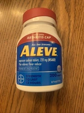 Aleve Arthritis Cap All Day Strong 220 mg (NSAID Pain/Fever Reliever 200 Tablets
