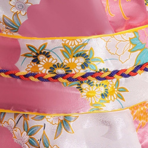 Damen Kimono Blumenmuster Yukata Braut Nachtwäsche Kleid Japanisches Kostüm - Picture 4 of 17