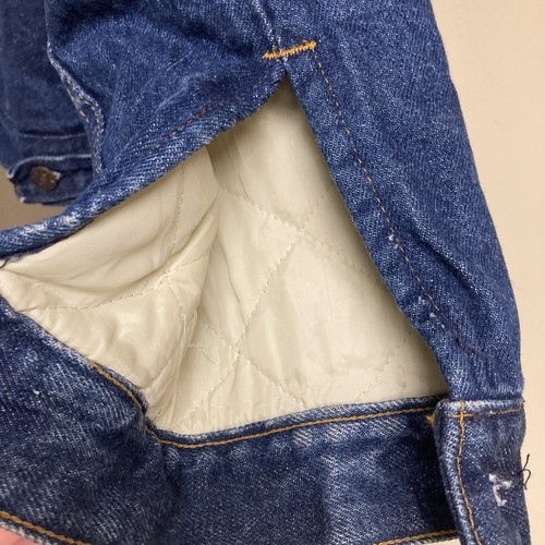 Vintage 80s Sherpa Lined Denim Jean Trucker Jacket Vtg USA Western Med 40” Chest - Picture 7 of 9