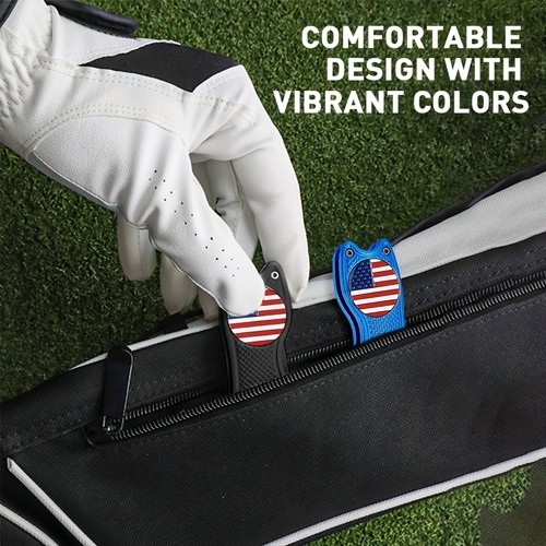 Marcador de Pelota Magnético Golf Divot Herramienta con Plegable Acero Inoxidable y Pop-up - Imagen 14 de 21