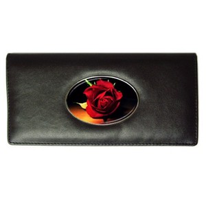 Red-Rose-Card-Money-Holder-Leather-Long-Wallet-for-Women-Ladies-Gift-HOT-NEW