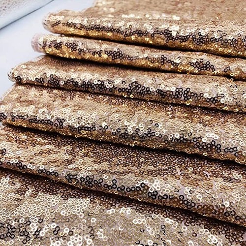 90 x 156 inch 8 ft Rectangular Glitz Sequin Tablecloth, Table Linens for Events - Picture 12 of 21
