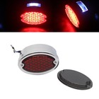 Red LED Rear Brake Stop Tail Light Cat Eye For Harley Chopper Bobber Softail