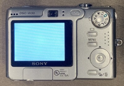 Sony Cyber-shot DSC-W30 6.0MP Digital Camera - Untested For