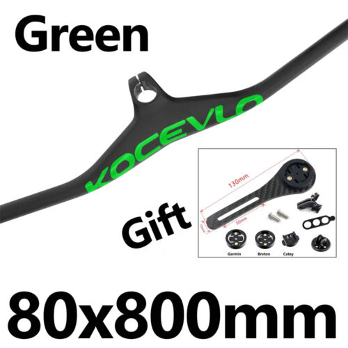 -17 Degree Carbon MTB Handlebars Integrated Flat/Riser Bar for Mountain Bike - Picture 14 of 46