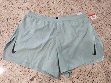 Nike Men L DriFit ADV 4" Brief Lined Running Racing Shorts CJ7840-309 Green @kw1