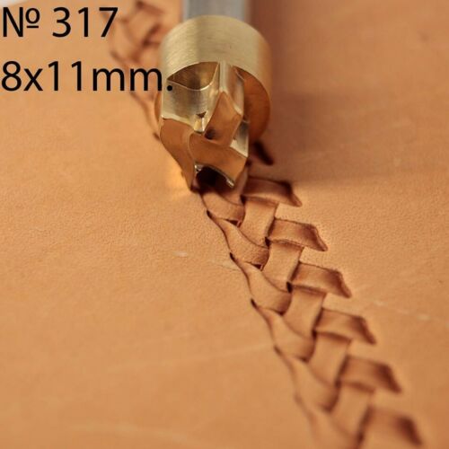 Leather Stamp Tools Stamps Stamping Carving Brass Tool Crafting Punch DIY #317 - Picture 1 of 12