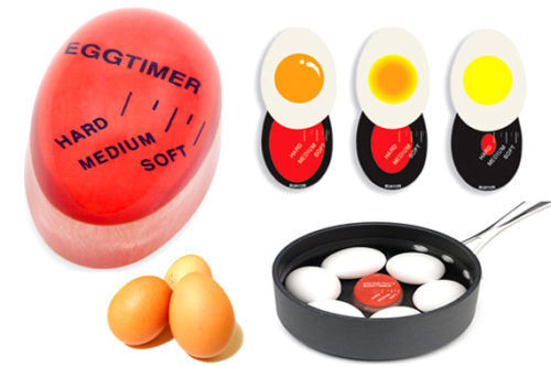 2 X Colour Changing Egg Timer - Cooking Perfect Boiled Egg