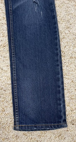Paris Blues Jeans size 13 Straight Leg Distressed Stretch Mid Rise Denim (32x33) - Picture 16 of 21