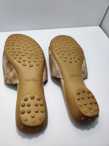 Vaneli Tallis Damen-Sandalen taupe Schlangenmuster Größe 6 1/2 M - Bild 4 von 4