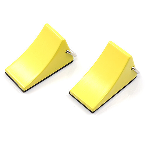 Yeah Racing 1/10 Rock Crawler Reifenstopper 2pcs Yellow Tractor Truck YA-0383 - Picture 1 of 1