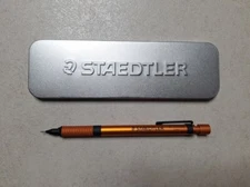 Staedler 925 35 Korea Limited Edition 0.5mm Mechanical Pencil - Orange Red Color