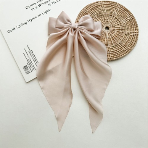 Long Ribbon Hairgrips Big Large Bow Hairpin Women Girls Hair Accessories Fashion - Picture 15 of 25