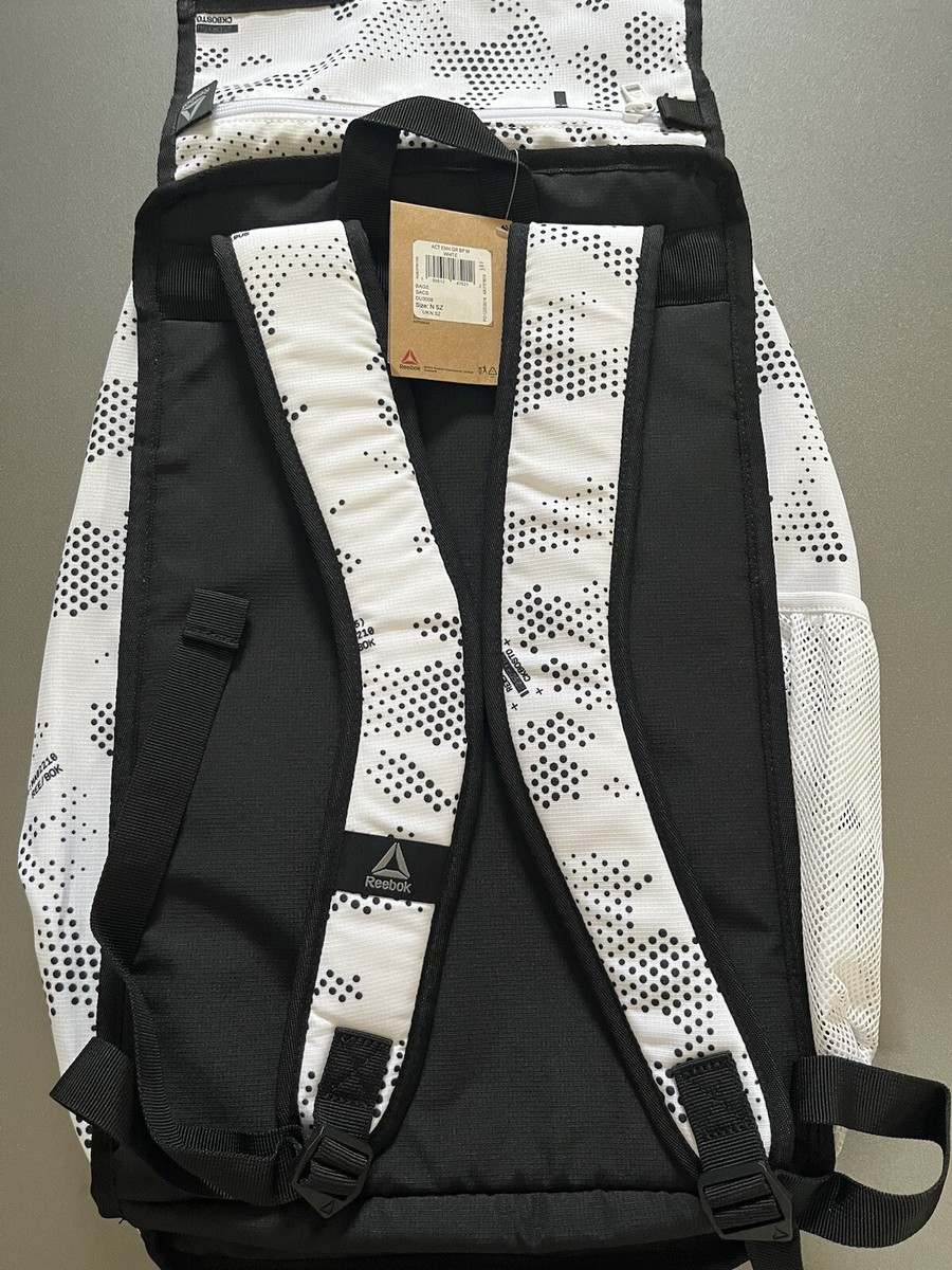 Reebok Unisex White Camo Training Backpack / Laptop Bag  display picture 1