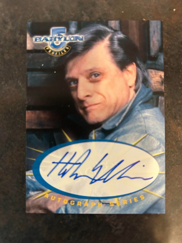 Babylon 5 Season Five Profiles 1999 autograph card A1 Harlan Ellison, Consultant