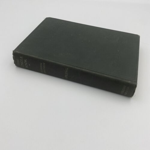 Antique THE JUNGLE BOOK SCHOOL EDITION by Rudyard Kipling 1924 Illustrated HC - Picture 3 of 10