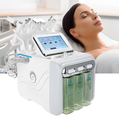 6 en 1 Hydra oxygène eau visage hydro peau rajeunissement machine beauté/têtes - Photo 1 sur 96