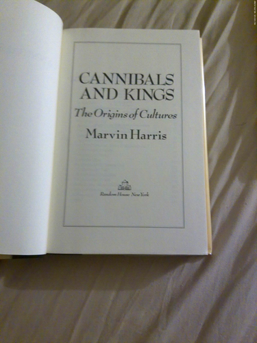 3 hb@djs by Marvin Harris -- Cannibals& Kings, America Now, Cultural Materialsim - Picture 4 of 16