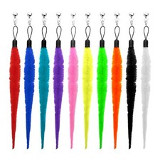 10 Pack Cat Worm Toy Refills Cat Wand Replacement for Bored Indoor Cats Kitten