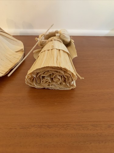 VTG Holy Family Mary Baby Jesus Joseph Folk Art Corn Husk Dolls USA 2002 Signed - Picture 10 of 10