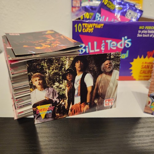 Bill & Teds Excellent Adventure Pro Set Trading Cards 80s - Picture 4 of 4