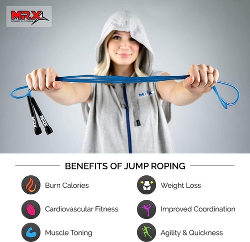 MRX 9" PVC Jump Rope for Cardio Fitness - Versatile Jump Rope Great Jump Rope - Picture 2 of 31