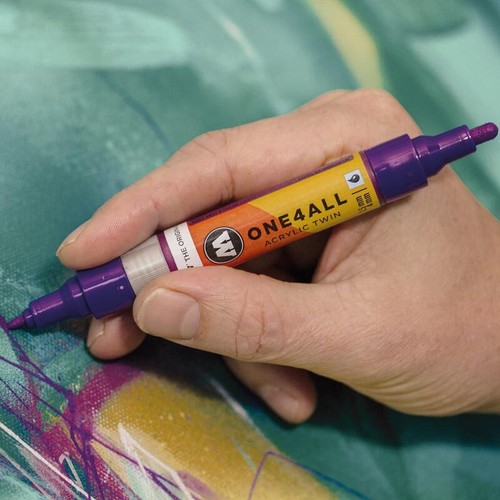 Molotow ONE4ALL Marker -  Acrylic Twin Basic Set 1 Deko DIY Streetart Sketch  - Bild 5 von 5