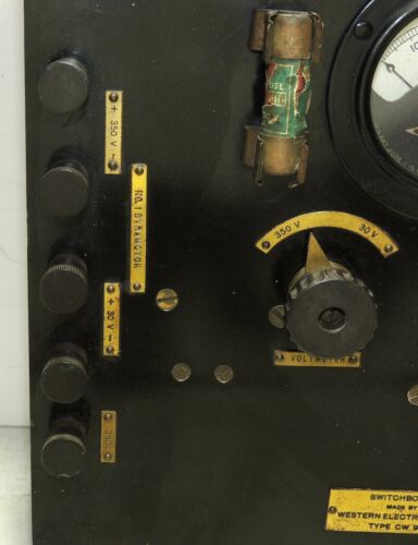 Western Electric CW-928 Radio Transceiver Switchboard From 1918!! All Original - Picture 5 of 17