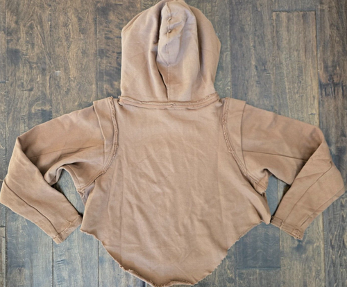Free People Second Position Hoodie Brown Women's Size XS NEW! RARE! - Picture 3 of 12